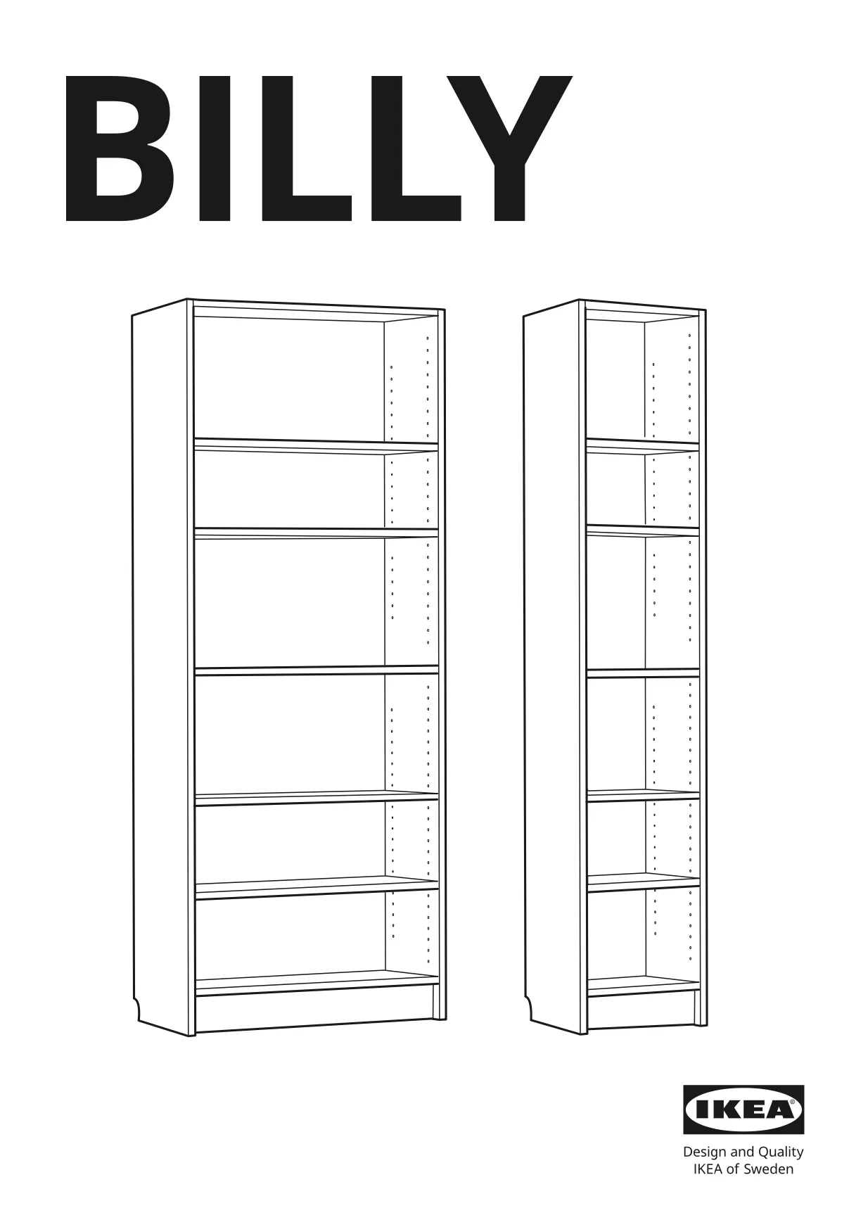 IKEA billy manual